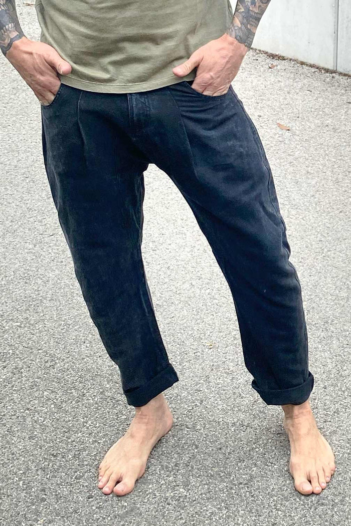 TAPERED PANT / STEF BLACK WASHED