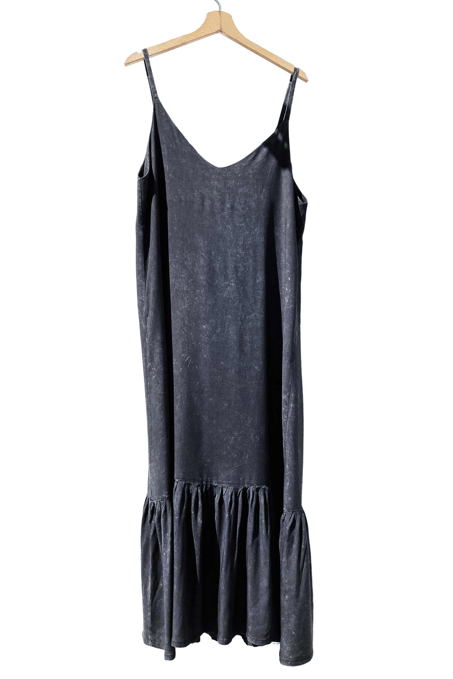 DRESS LEONIE / BLACK WASHED