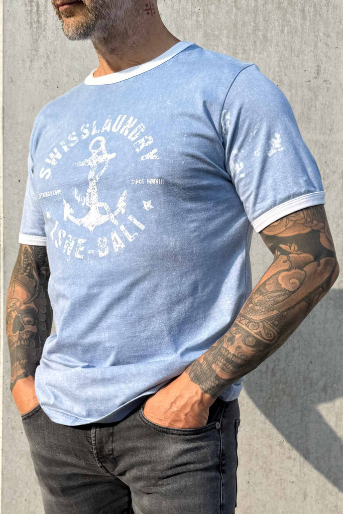 T-SHIRT / BLUE ANCHOR
