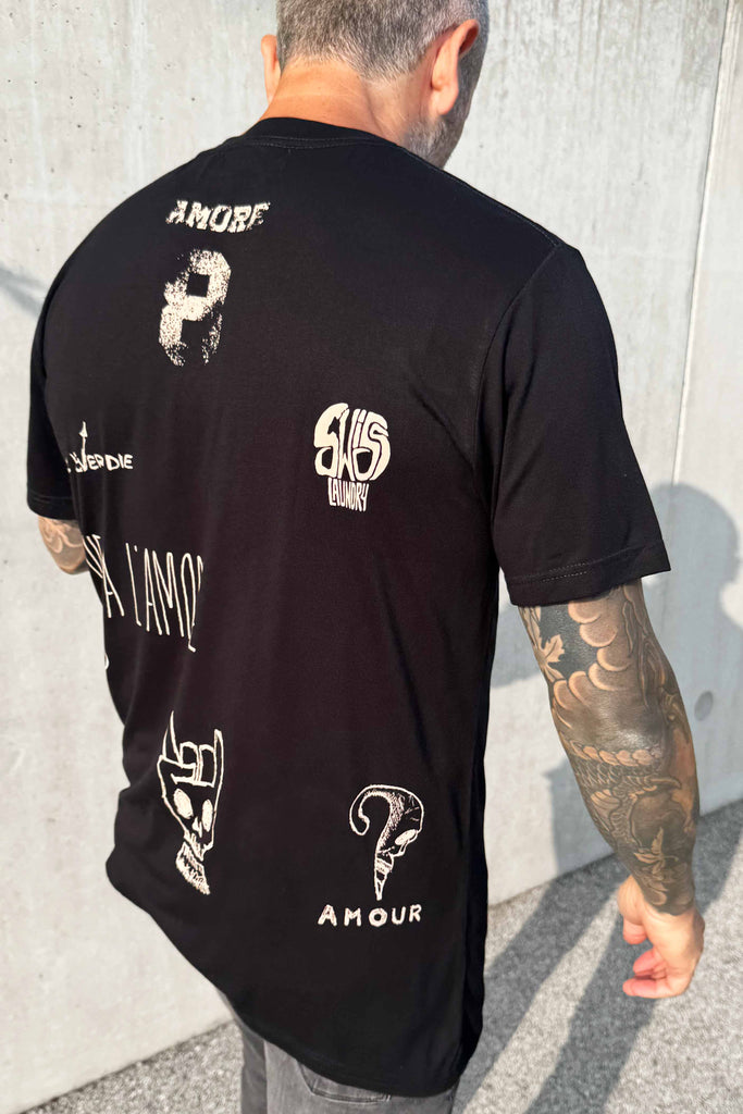 T-SHIRT / SKETCHOU BLACK
