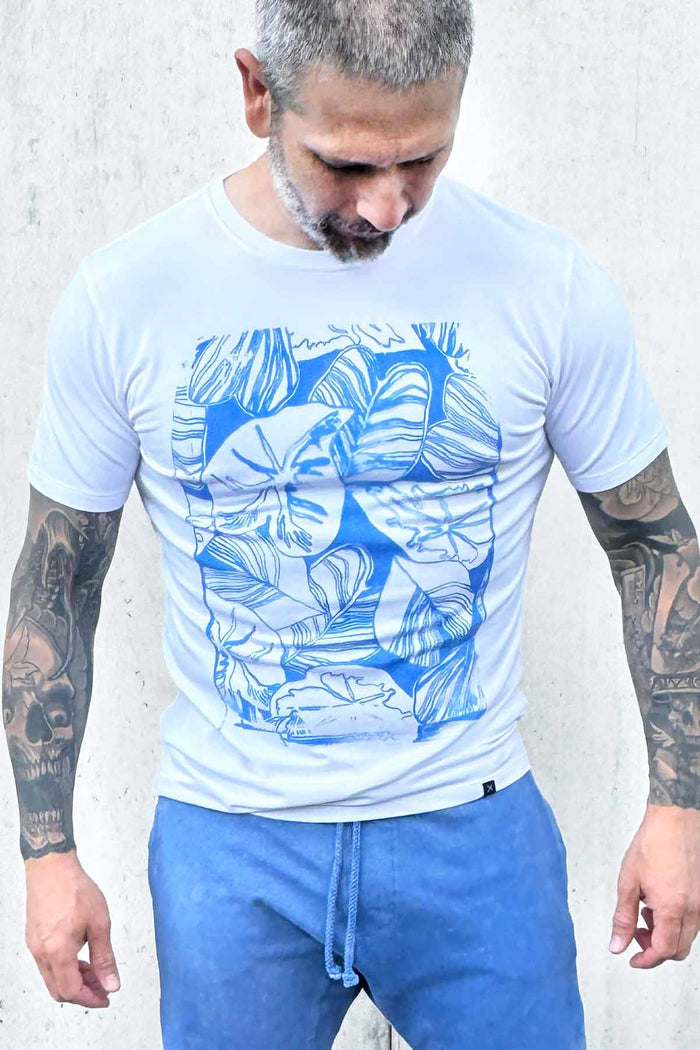 TEE / JUNGLE BLUE