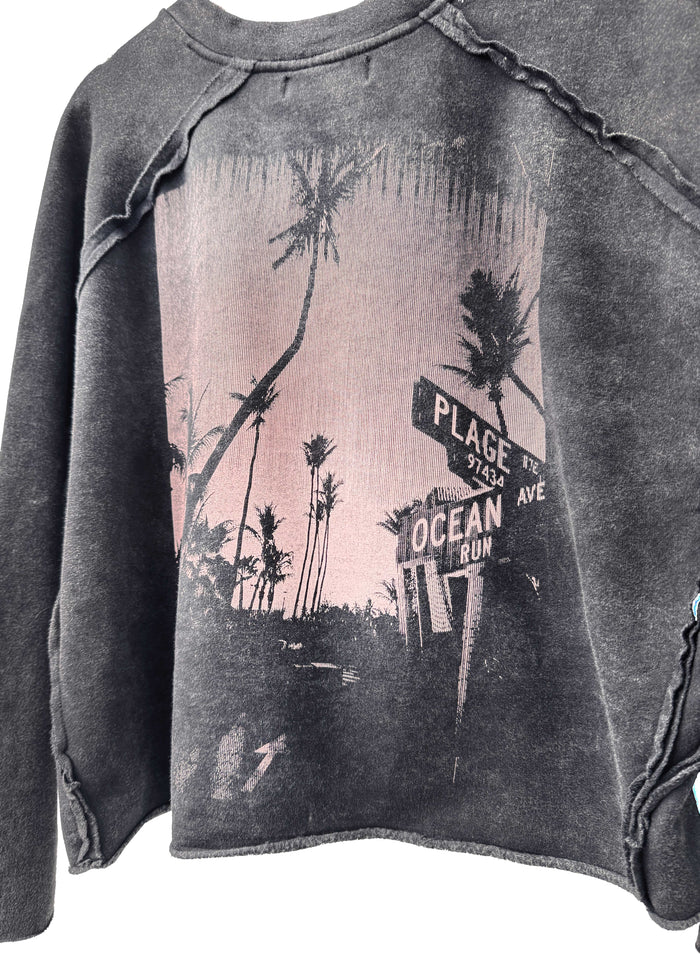 ARIA SWEATER / PALM RUN